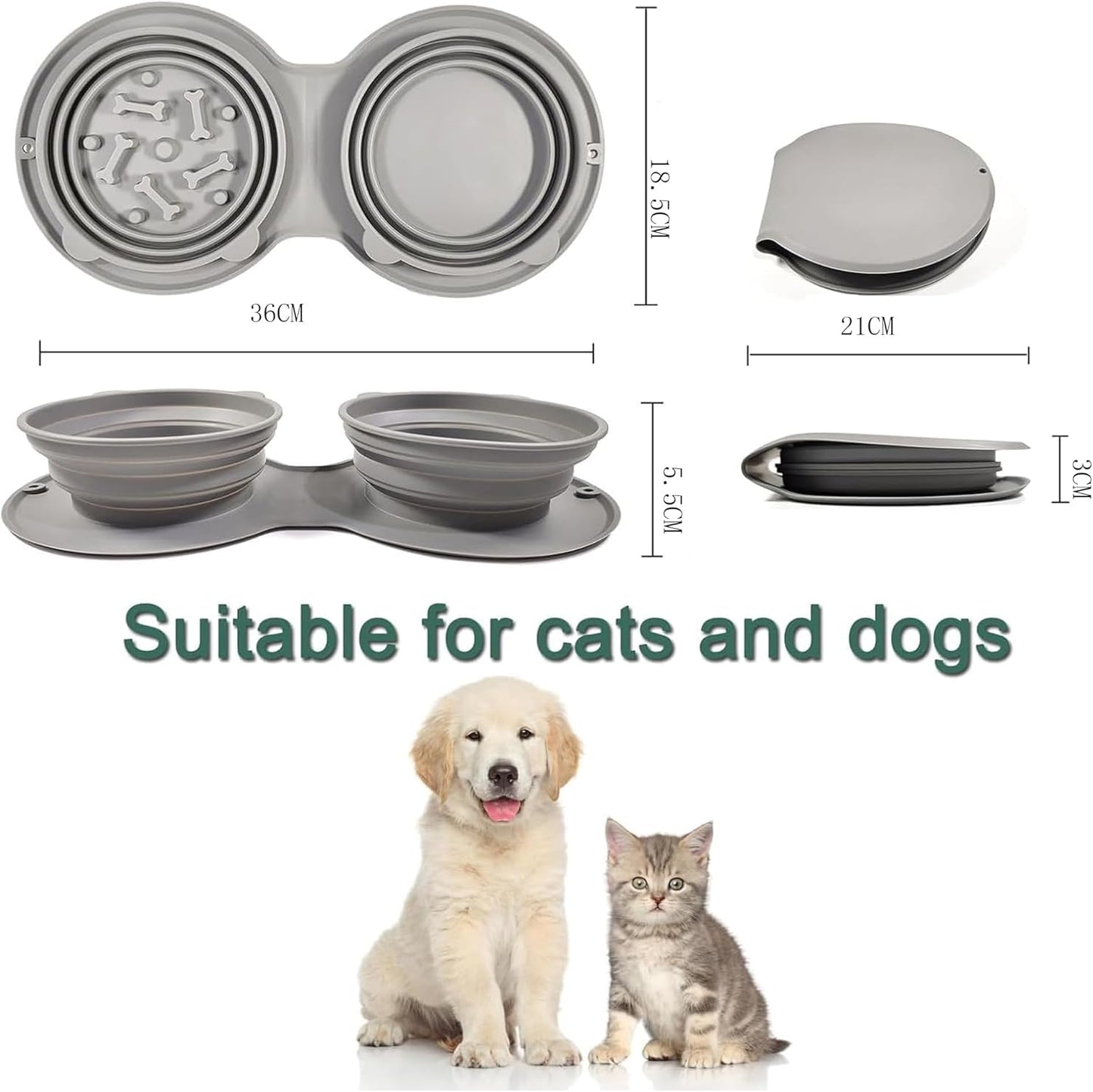 Cuencos Plegables para Mascotas