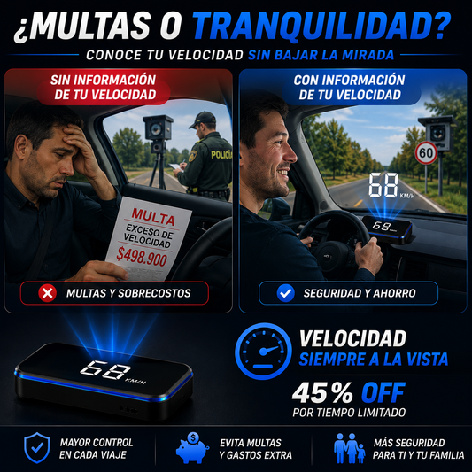 Combo Velocímetro Digital + Soporte Magnético ¡Conduce sin apartar la vista del camino! 🔥 45% OFF.